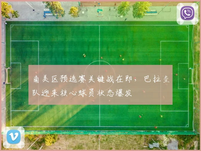 南美区预选赛关键战在即,巴拉圭队迎来核心球员状态爆发